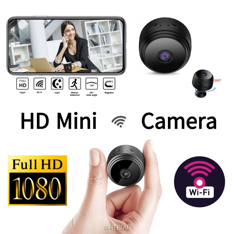 Mini Câmera de Segurança Sem Fio ip 1080p hd  wifi